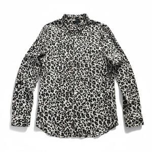 H&M Leopard Print Long Sleeve Button Up Shirt – Medium